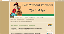 Desktop Screenshot of petswithoutpartners.org